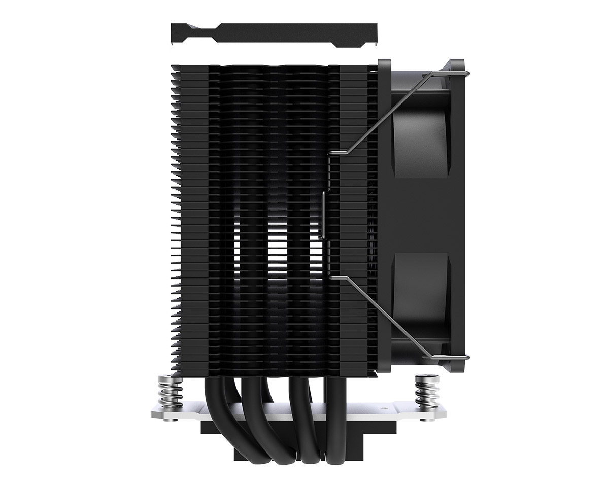 Intel/AMD 5V 3-PIN Connector on Fan and Top-Cover 4 Heatpipes CPU Air Cooler 92mm PWM Fan ID-COOLING SE-914-XT ARGB Cooler 131mm Height AM4 CPU Cooler Addressable RGB Light 